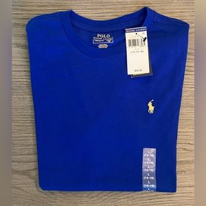 Polo Ralph Lauren, Youth Large, blue t-shirt.  NWT.